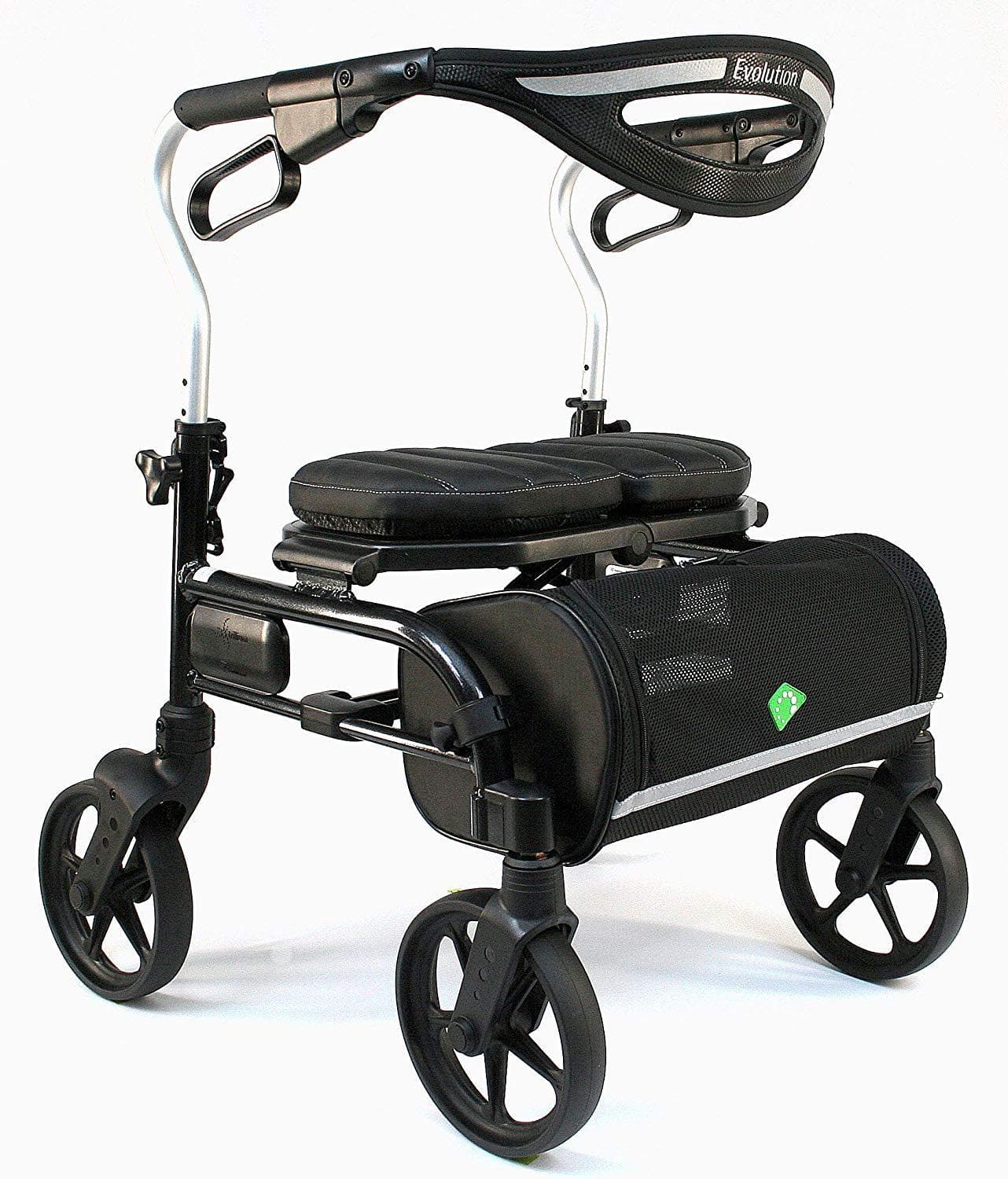 Evolution Trillium Lightweight Folding Rolling Walker Rollator with Large 8" Wheels - Open Box - primehubstore.shop Rollators