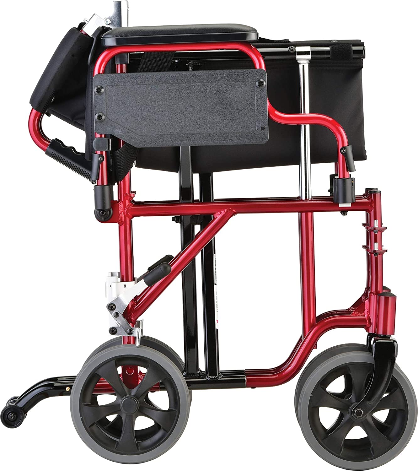 Nova Medical 349 19" Transport Chair with Detachable Arms & Swing Away Foot Rests - primehubstore.shop Transport Chairs