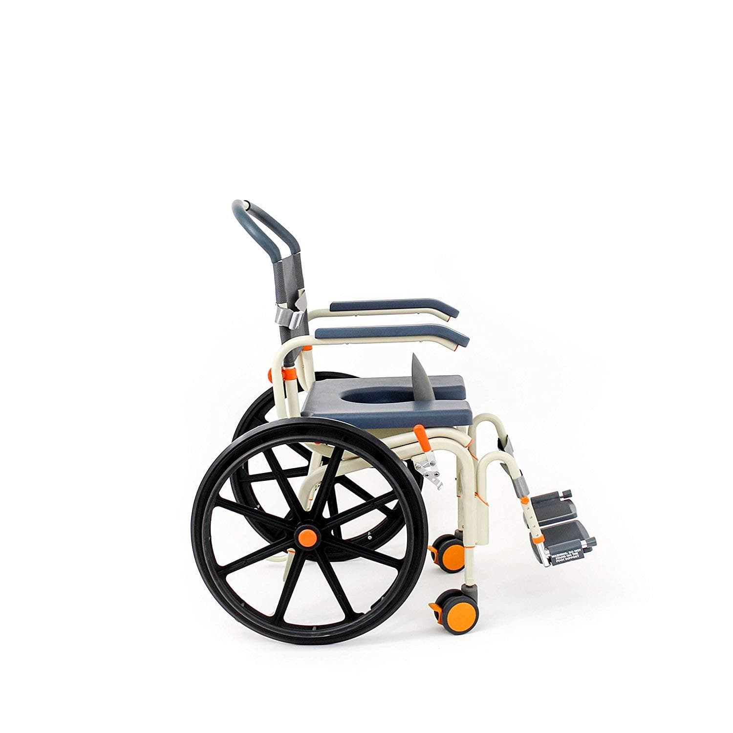 ShowerBuddy Self-Propelled Roll-In Buddy Solo Shower Chair with Commode Opening - primehubstore.shop Shower Chairs