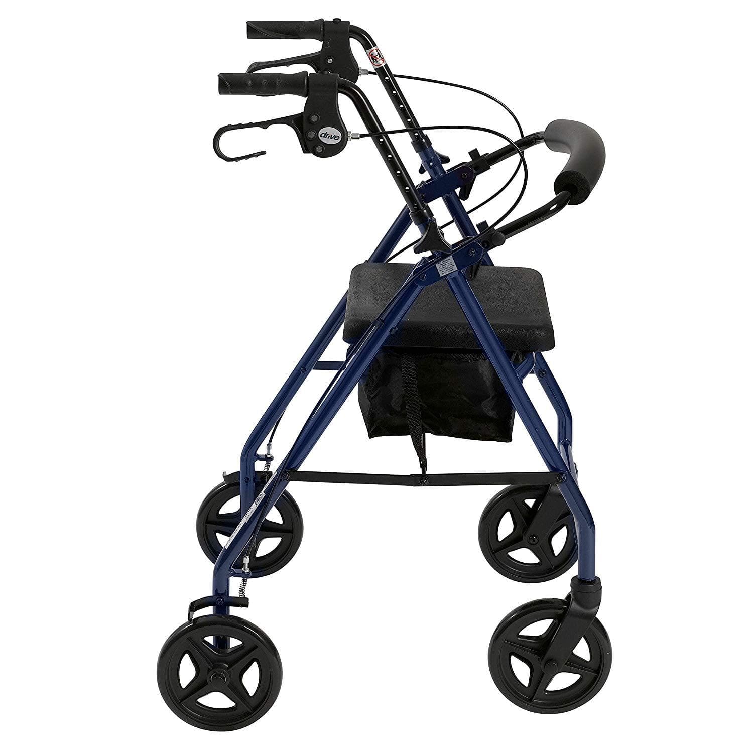 Drive Medical Folding Aluminum Rollator with Removable Back Support & Padded Seat - primehubstore.shop Rollators