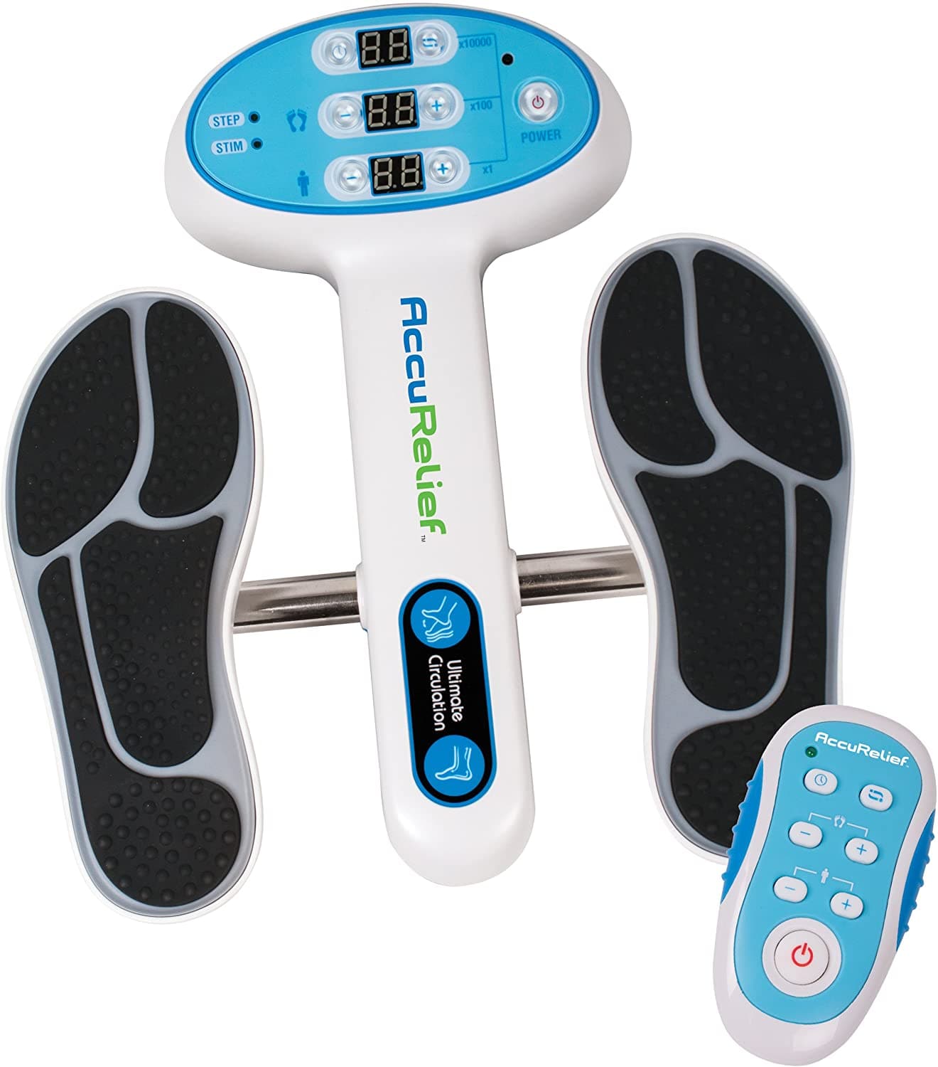 AccuRelief Ultimate Foot Circulator with Remote - EMS Muscle Stimulator - Open Box - primehubstore.shop Pain Management