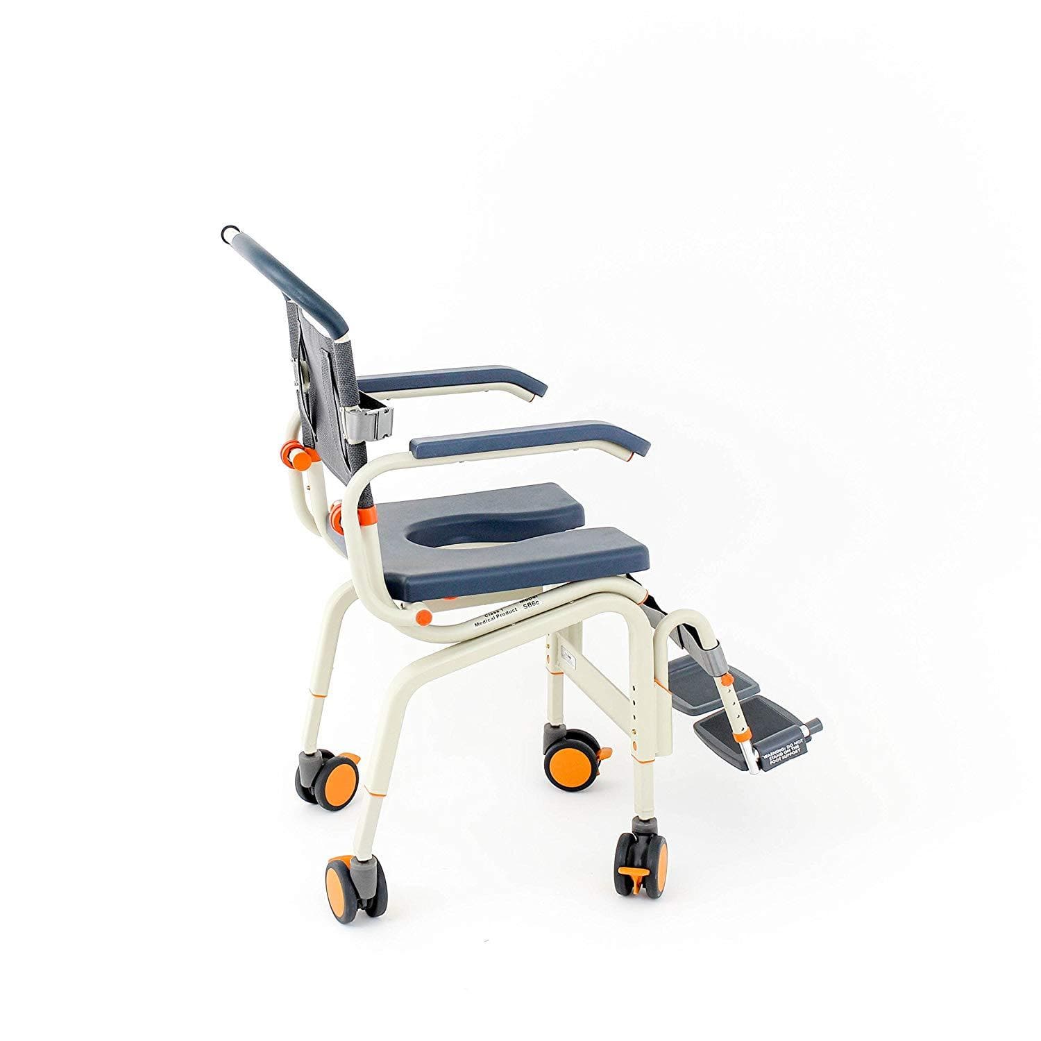 ShowerBuddy Roll-In Buddy Lite Transport Shower Chair with Commode Opening - primehubstore.shop Shower Chairs