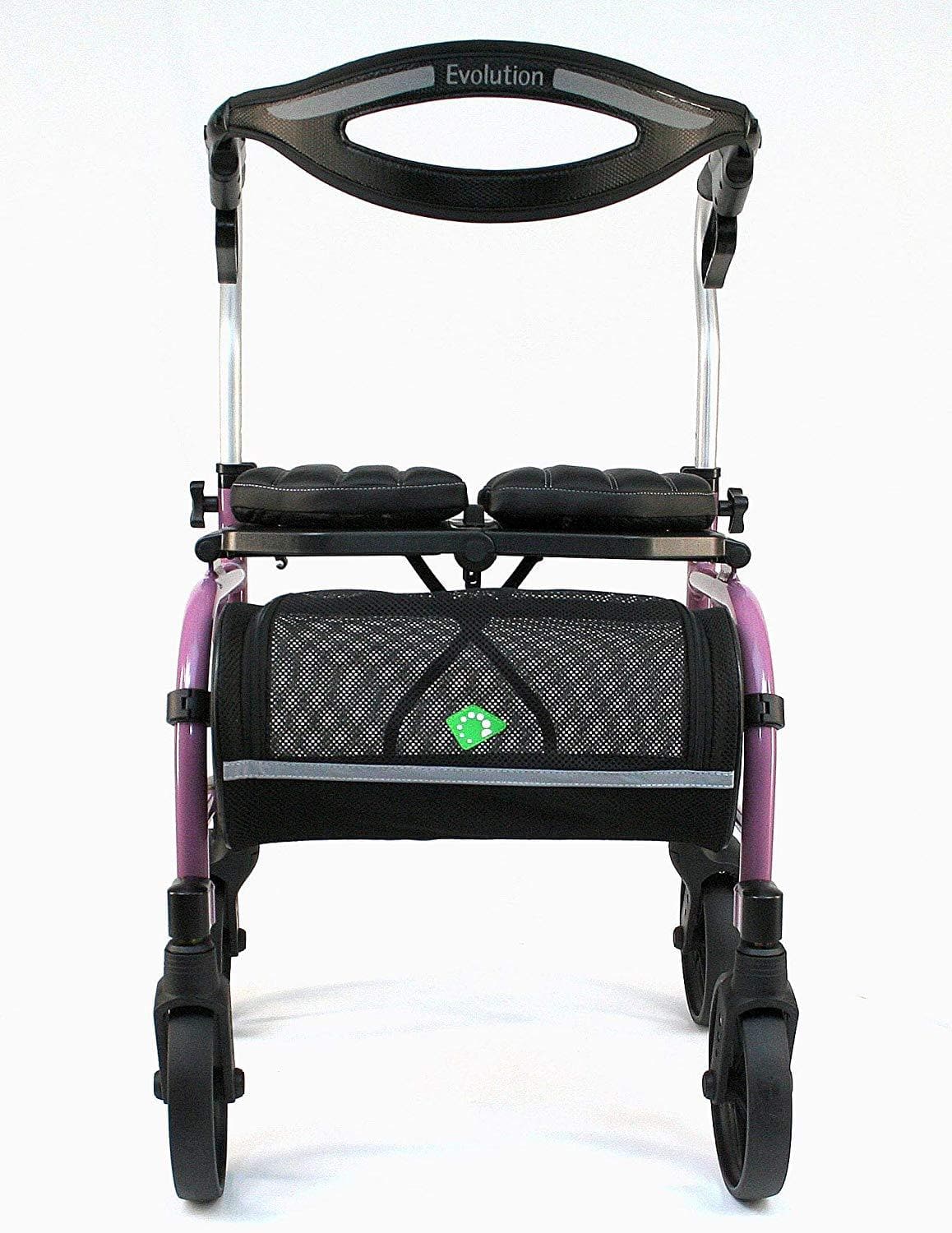 Evolution Trillium Lightweight Folding Rolling Walker Rollator with Large 8" Wheels - Open Box - primehubstore.shop Rollators