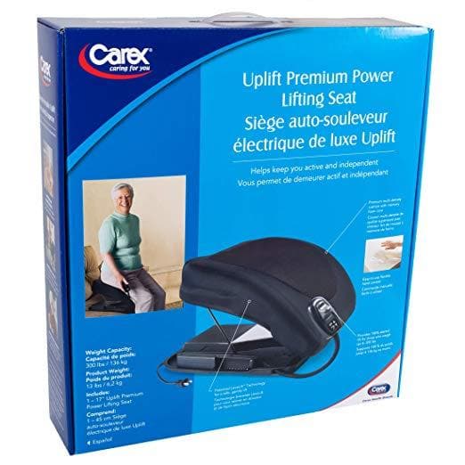 Carex Health Brands Premium Power Lifting Seat - 100% Electric Lift Up To 300 lbs - primehubstore.shop Stand Assist Aids