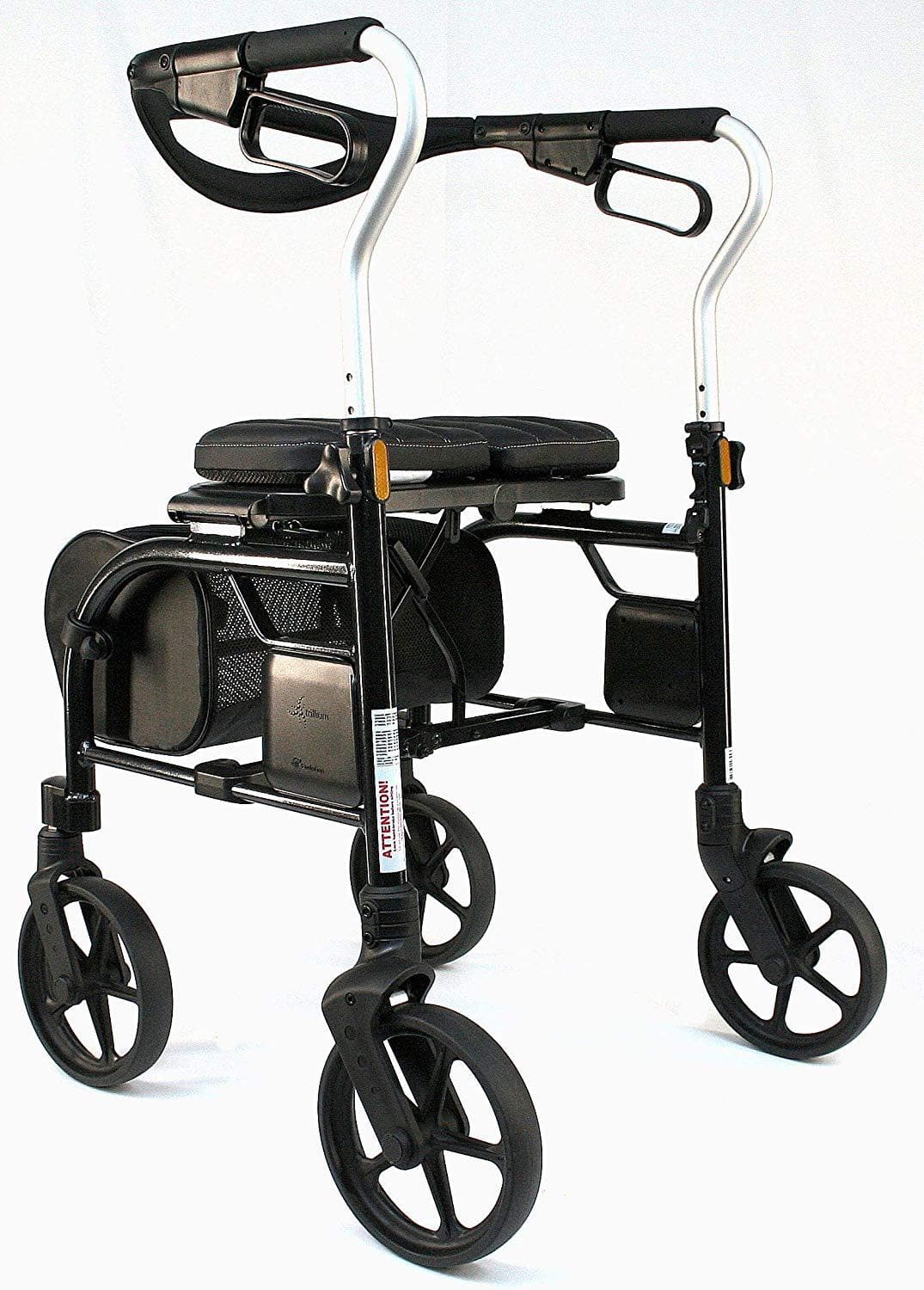 Evolution Trillium Lightweight Folding Rolling Walker Rollator with Large 8" Wheels - Open Box - primehubstore.shop Rollators