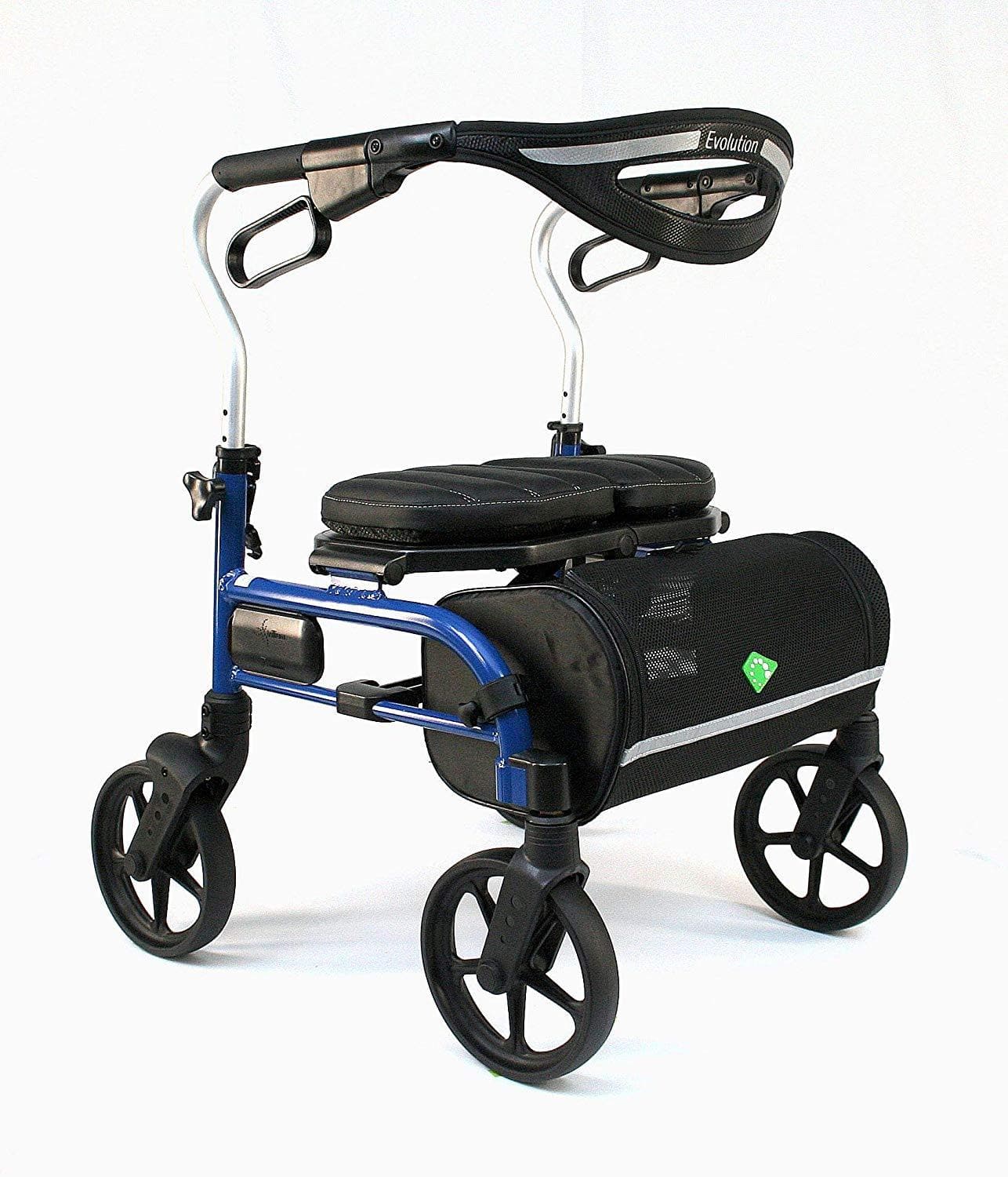 Evolution Trillium Lightweight Folding Rolling Walker Rollator with Large 8" Wheels - Open Box - primehubstore.shop Rollators