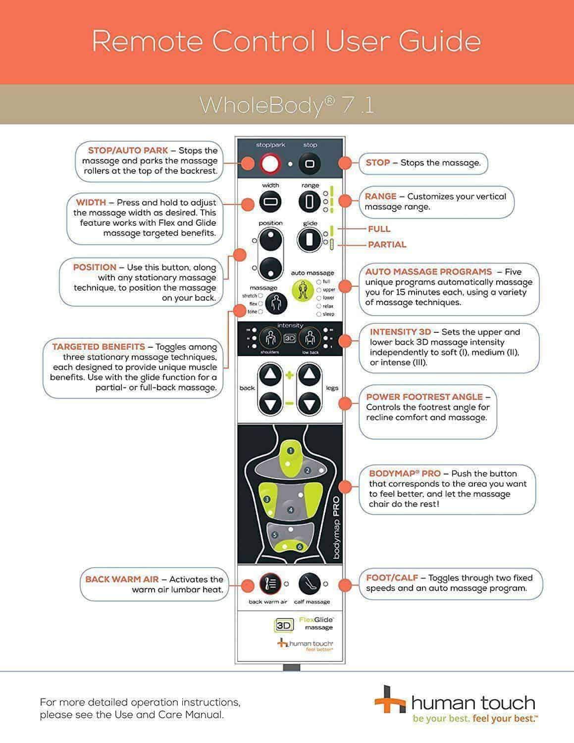 Human Touch WholeBody 7.1 Swivel-Base Full Body Relax and Massage Chair with Warm Air Heating & Easy Customizable Massage - primehubstore.shop Massage Chairs