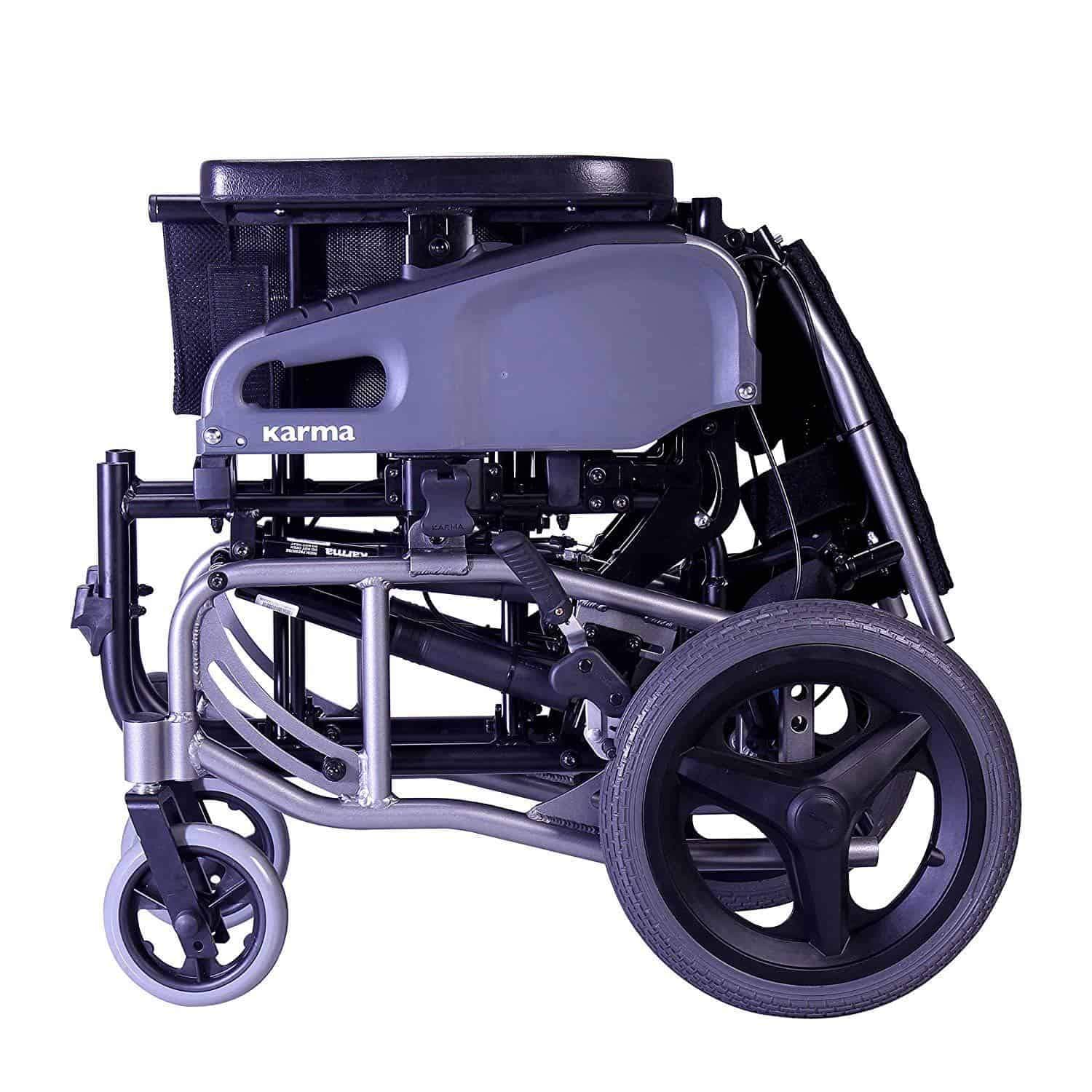 Karman Healthcare Tilt in Space Reclining Transport Wheelchairs - primehubstore.shop Reclining Wheelchairs