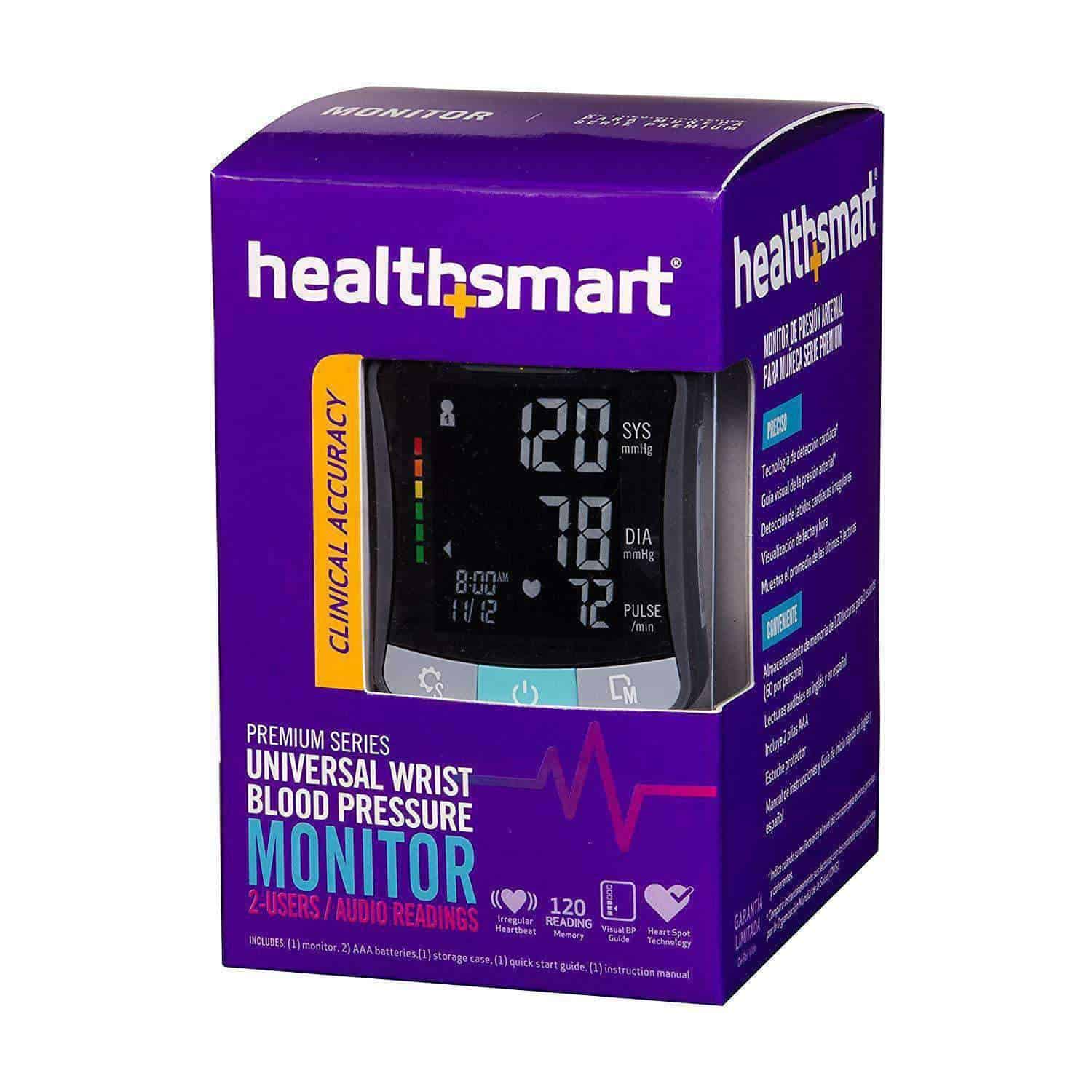 HealthSmart Premium Series Wrist Digital Blood Pressure Monitor - primehubstore.shop Blood Pressure Monitors