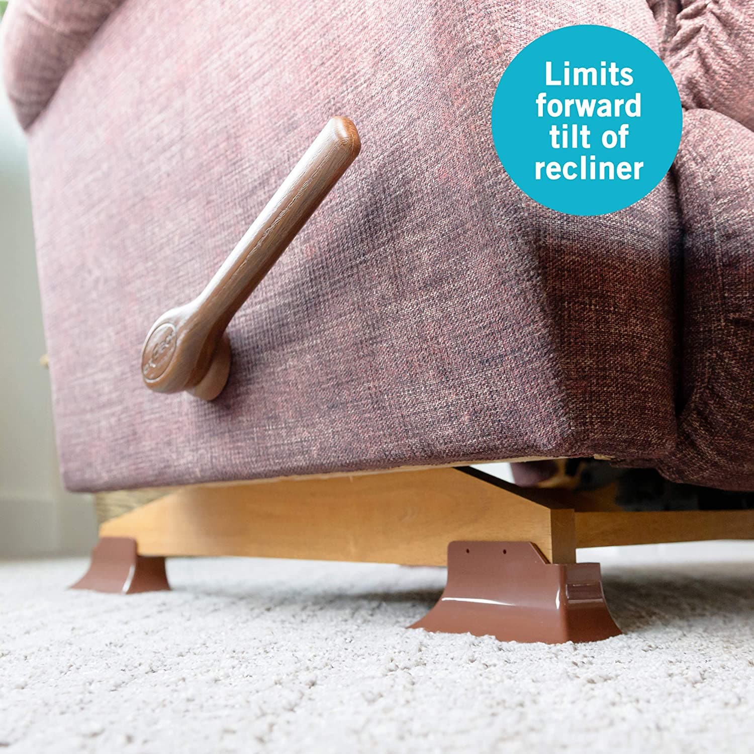 Stander Recliner Risers - Adaptable Slip Resistant Easy Chair Lifters - Set of 4 - primehubstore.shop Furniture Risers