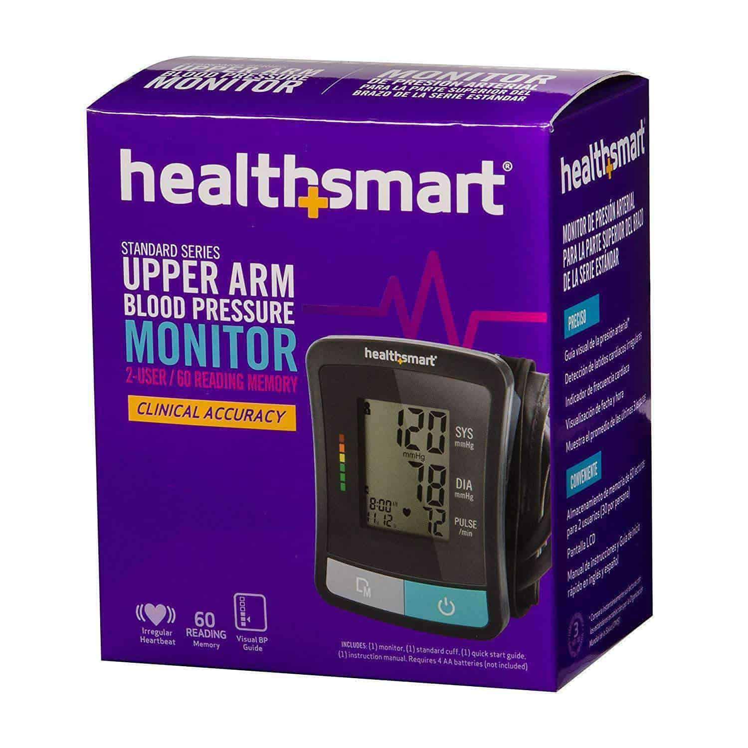 HealthSmart Standard Series Auto Blood Pressure Monitor - primehubstore.shop Blood Pressure Monitors
