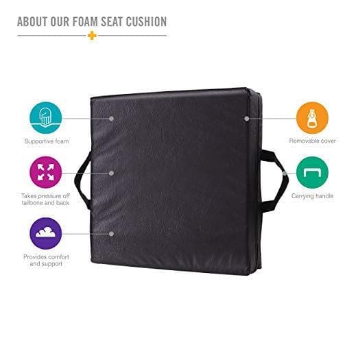 DMI Deluxe Seat Lift Seat Riser Car Cushion Pillow with Handles - primehubstore.shop Cushions