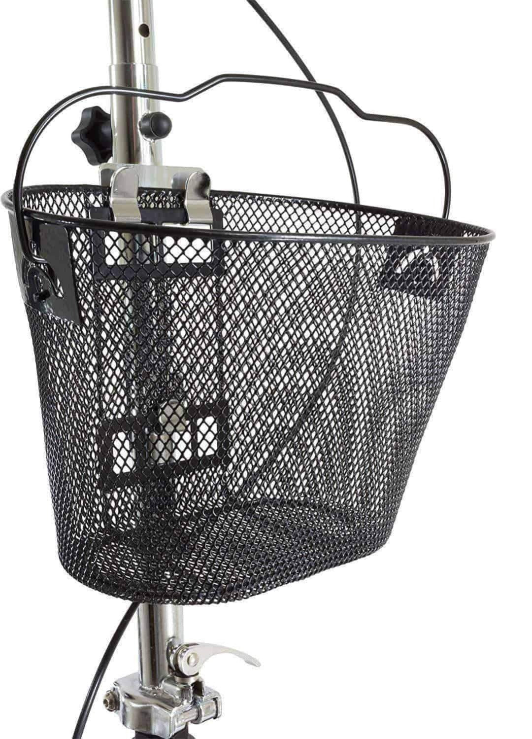 Roscoe Medical Knee Scooter with Basket - White - primehubstore.shop walkers