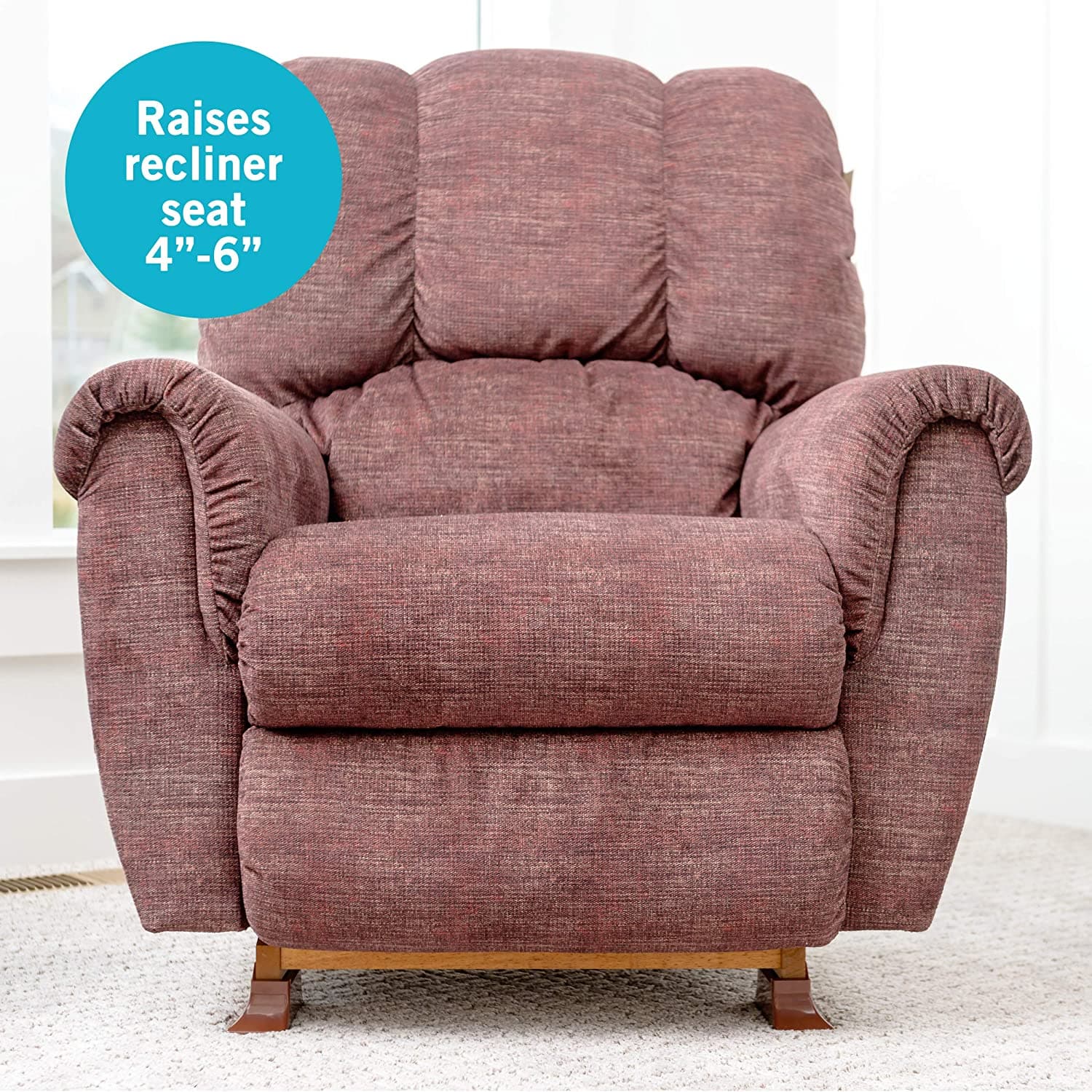 Stander Recliner Risers - Adaptable Slip Resistant Easy Chair Lifters - Set of 4 - primehubstore.shop Furniture Risers