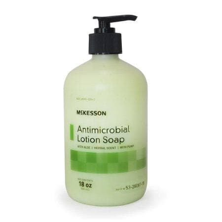 Mckesson Antimicrobial Lotion Soap with Aloe - Herbal Scent - primehubstore.shop Hand Soap