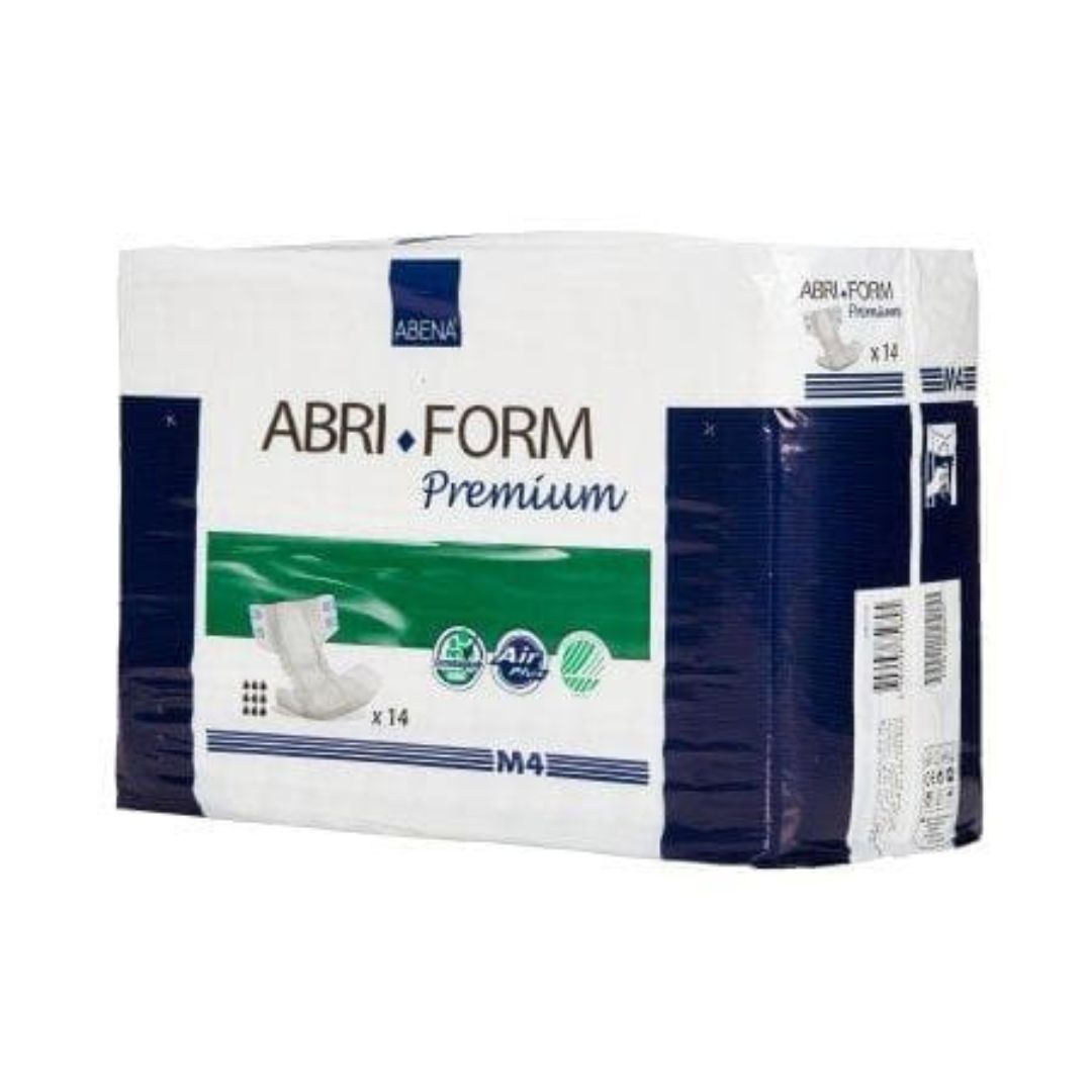 Abena Brief Abri-Form Premium M4 Tab Closure Medium Disposable Heavy Absorbency - primehubstore.shop Incontinence