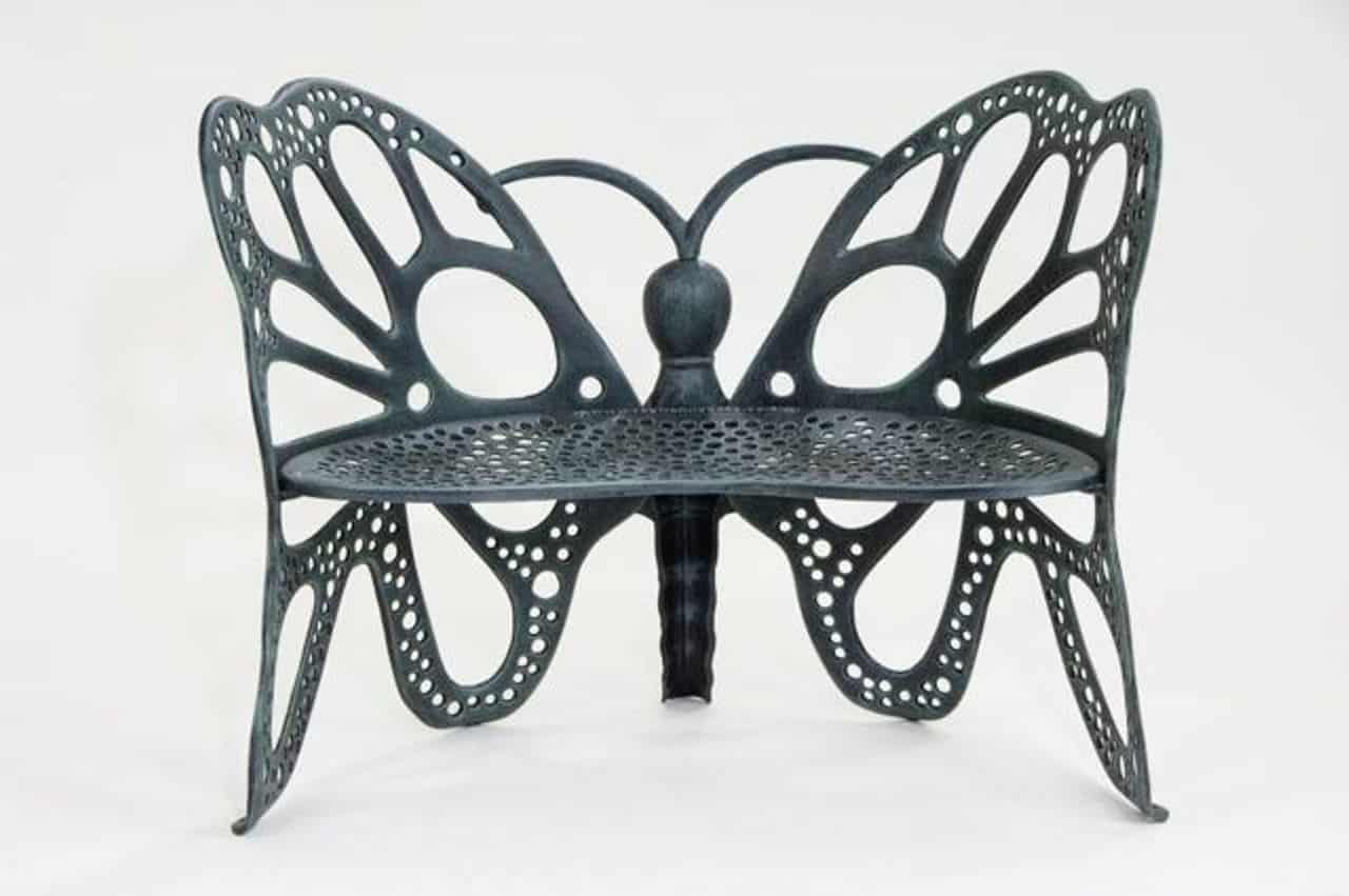 FlowerHouse Butterfly Outdoor Bench - primehubstore.shop Outdoor Chairs