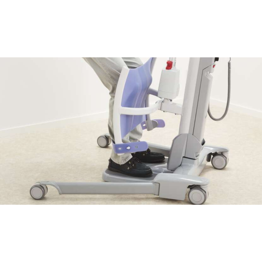 Arjo Sara Flex Electric Sit-To-Stand Patient Lift HEB1000 with Handles and Deluxe Comfort Sling - primehubstore.shop Patient Lifts