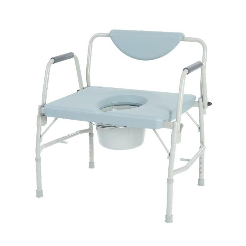 Lifestyle Mobility Aids DLX Bariatric Drop Arm Commode - 26" Between Arms - primehubstore.shop Commodes