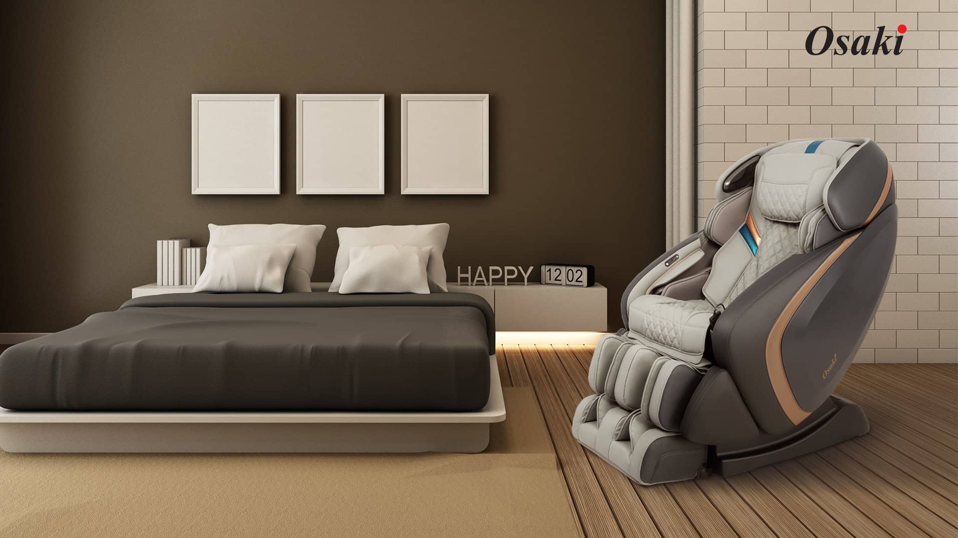 Osaki PRO Admiral II Zero Gravity Massage Chair with LED Light Control and 16 Auto Massage Programs - primehubstore.shop Massage Chairs