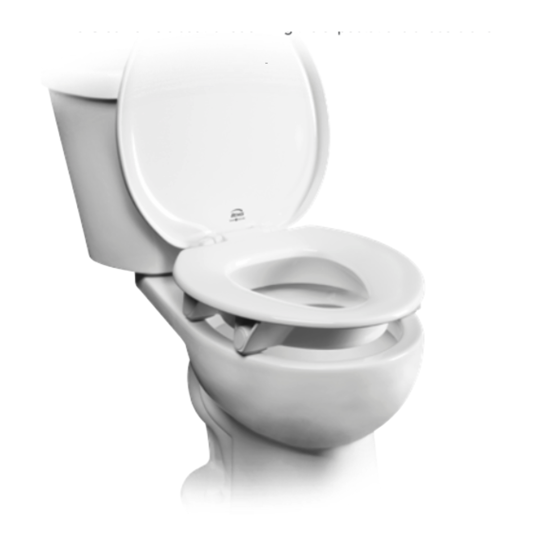 Bemis Clean Shield Elevated Toilet Seat  - The Most Secure Fit - primehubstore.shop Toilet Seat Risers
