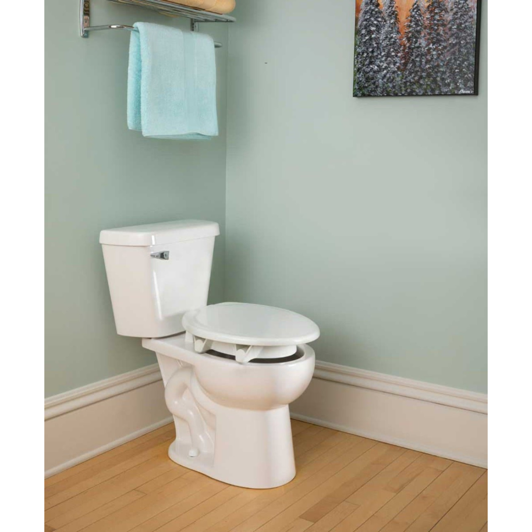 Bemis Clean Shield Elevated Toilet Seat  - The Most Secure Fit - primehubstore.shop Toilet Seat Risers