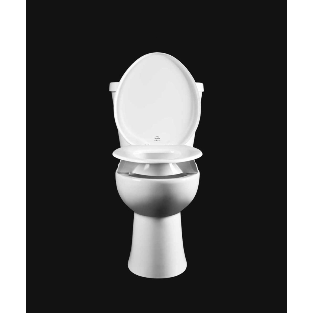 Bemis Clean Shield Elevated Toilet Seat  - The Most Secure Fit - primehubstore.shop Toilet Seat Risers