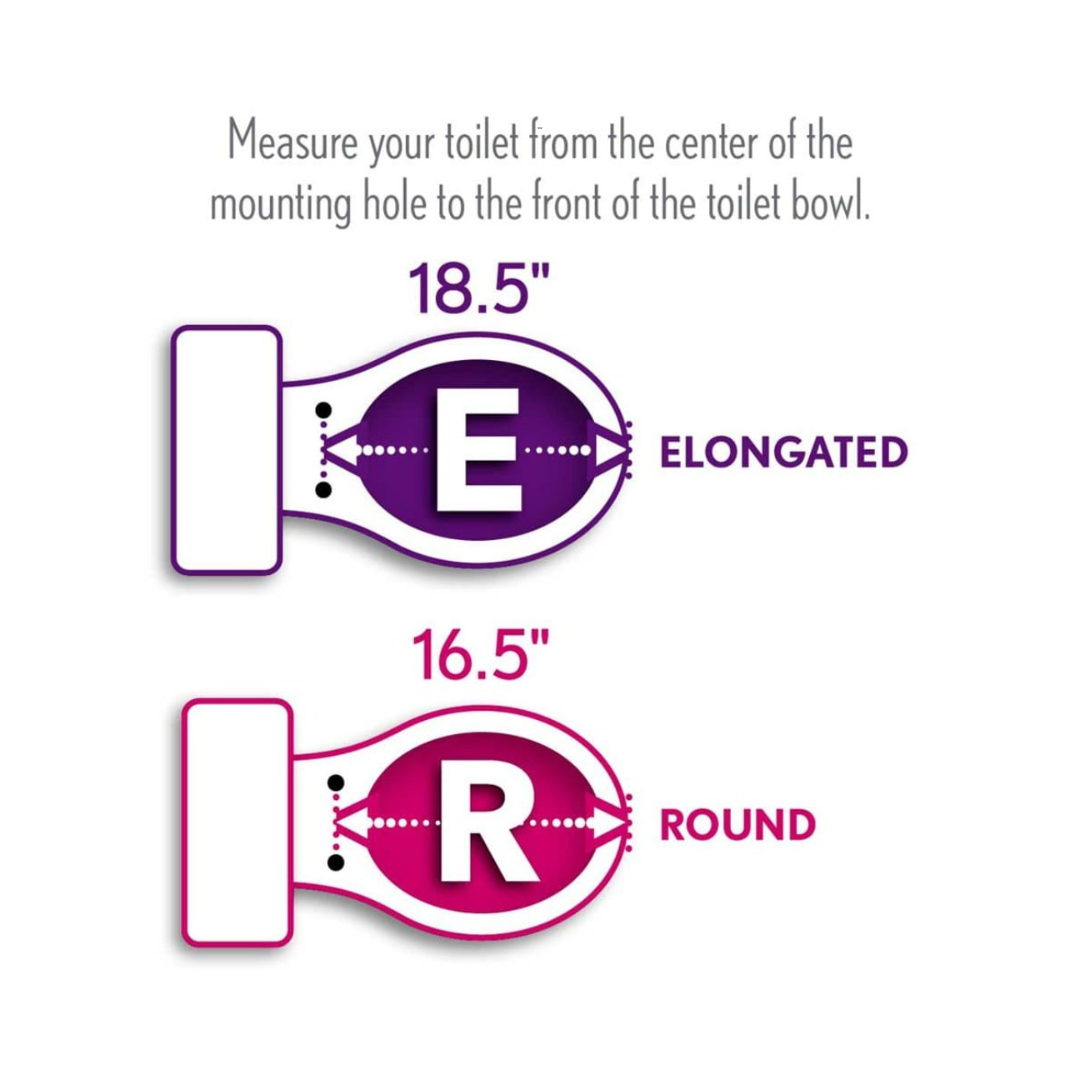 Bemis Clean Shield Elevated Toilet Seat  - The Most Secure Fit - primehubstore.shop Toilet Seat Risers