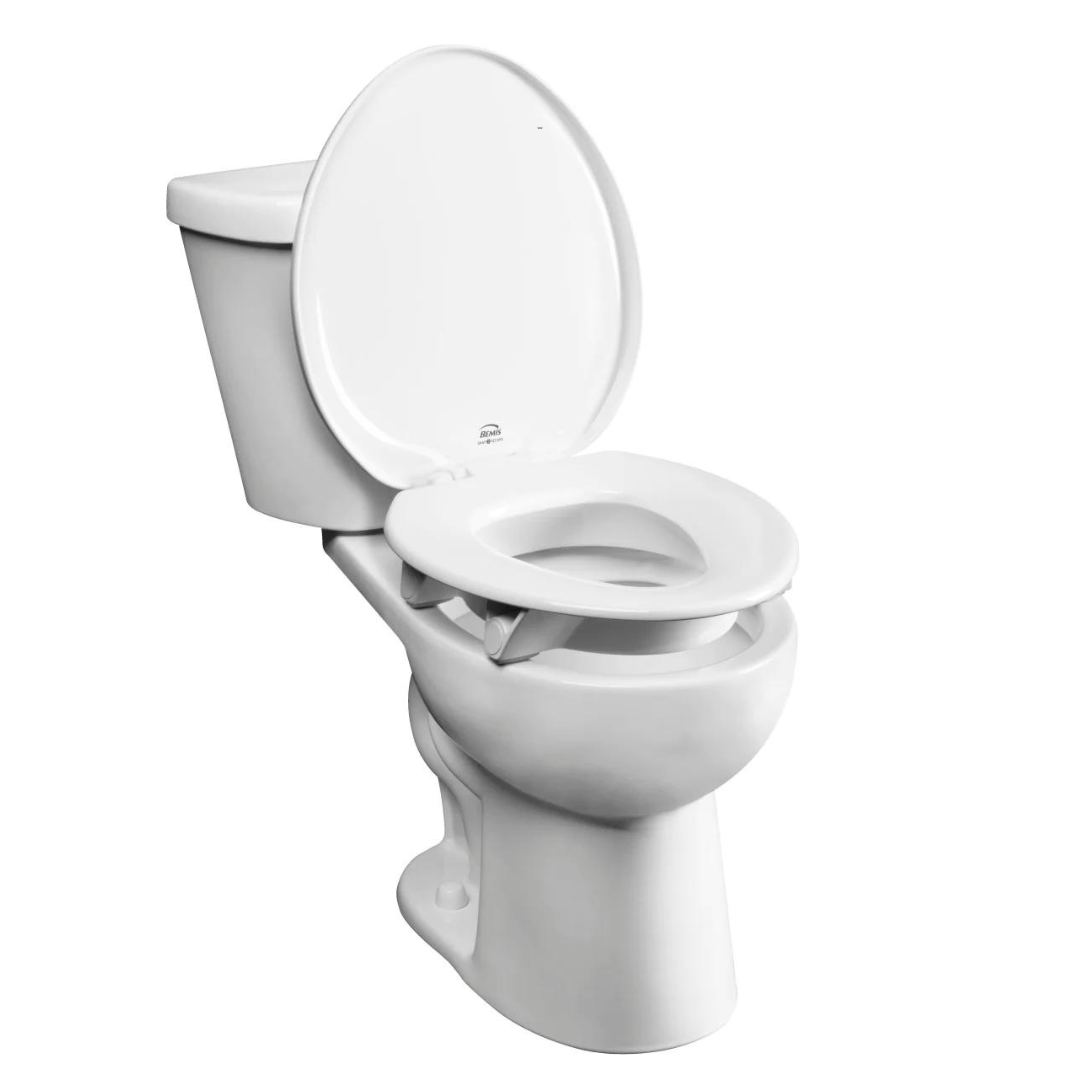 Bemis Clean Shield Elevated Toilet Seat  - The Most Secure Fit - primehubstore.shop Toilet Seat Risers