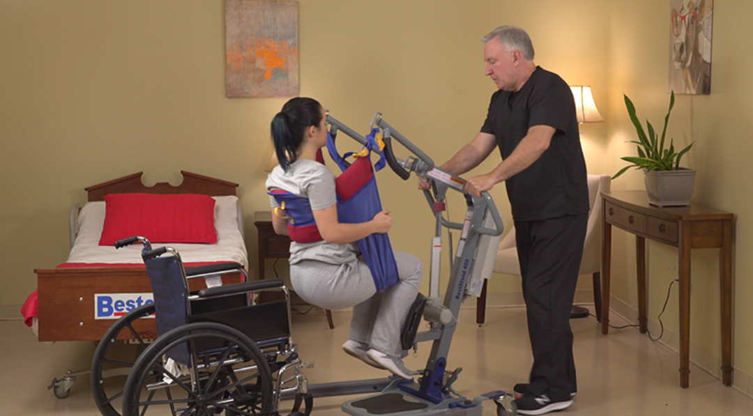 Bestcare BestStand SA500 Sit-to-Stand Bariatric Electric Patient Lift - primehubstore.shop Patient Lifts
