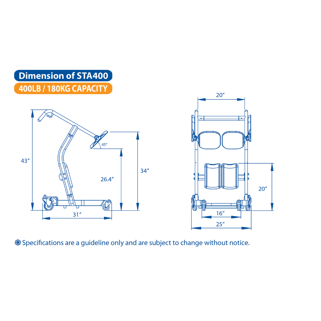 Bestcare Sit-To-Stand STA400 Patient Lift Transferring Aid - primehubstore.shop Patient Lifts