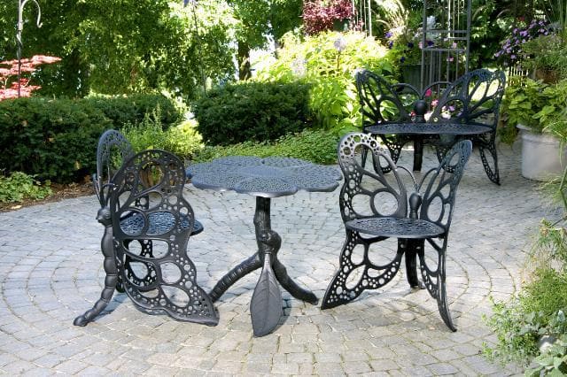 FlowerHouse Butterfly Bistro Set - Includes Table & 2 Chairs - primehubstore.shop Patio Furniture