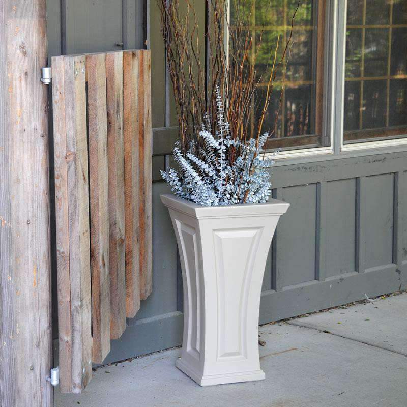 Mayne Modern Cambridge Tall Planters - 16" x 28" - Heavy Duty Construction - Open Box - primehubstore.shop Planters