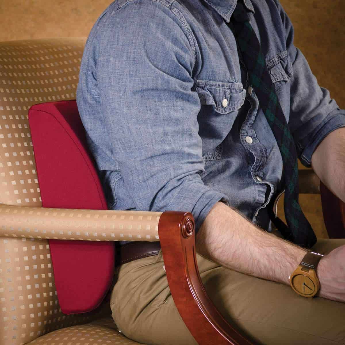 DMI Relax-a-Bac Lumbar Support Back Cushions with Insert and Strap - primehubstore.shop Cushions