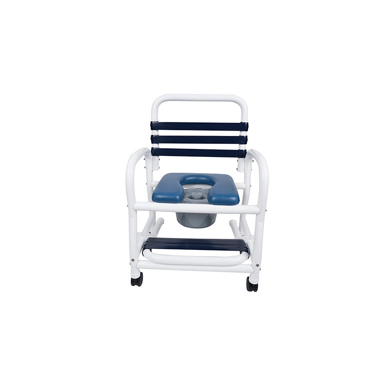 Mor-Medical Deluxe PVC Shower Commode Chair - 22" Seat - primehubstore.shop PVC Shower Chairs