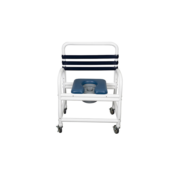 Mor-Medical XL Heavy Duty Deluxe PVC Shower Commode Chair - 610 lb Cap - primehubstore.shop PVC Shower Chairs