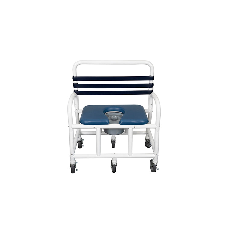 Mor-Medical XL Heavy Duty Deluxe PVC Shower Commode Chair - 710 lb Cap - primehubstore.shop PVC Shower Chairs
