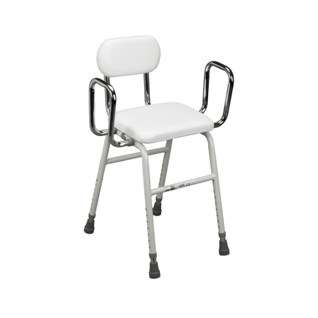 Drive Medical All-Purpose Stool with Adjustable Arms - primehubstore.shop 