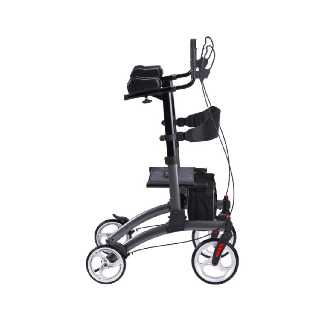 Drive Medical Elevate Upright Rolling Walker Rollator - Lightweight & Folding - primehubstore.shop Upright Walkers