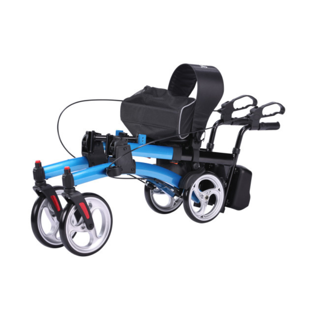 Drive Medical Elevate Upright Rolling Walker Rollator - Lightweight & Folding - primehubstore.shop Upright Walkers
