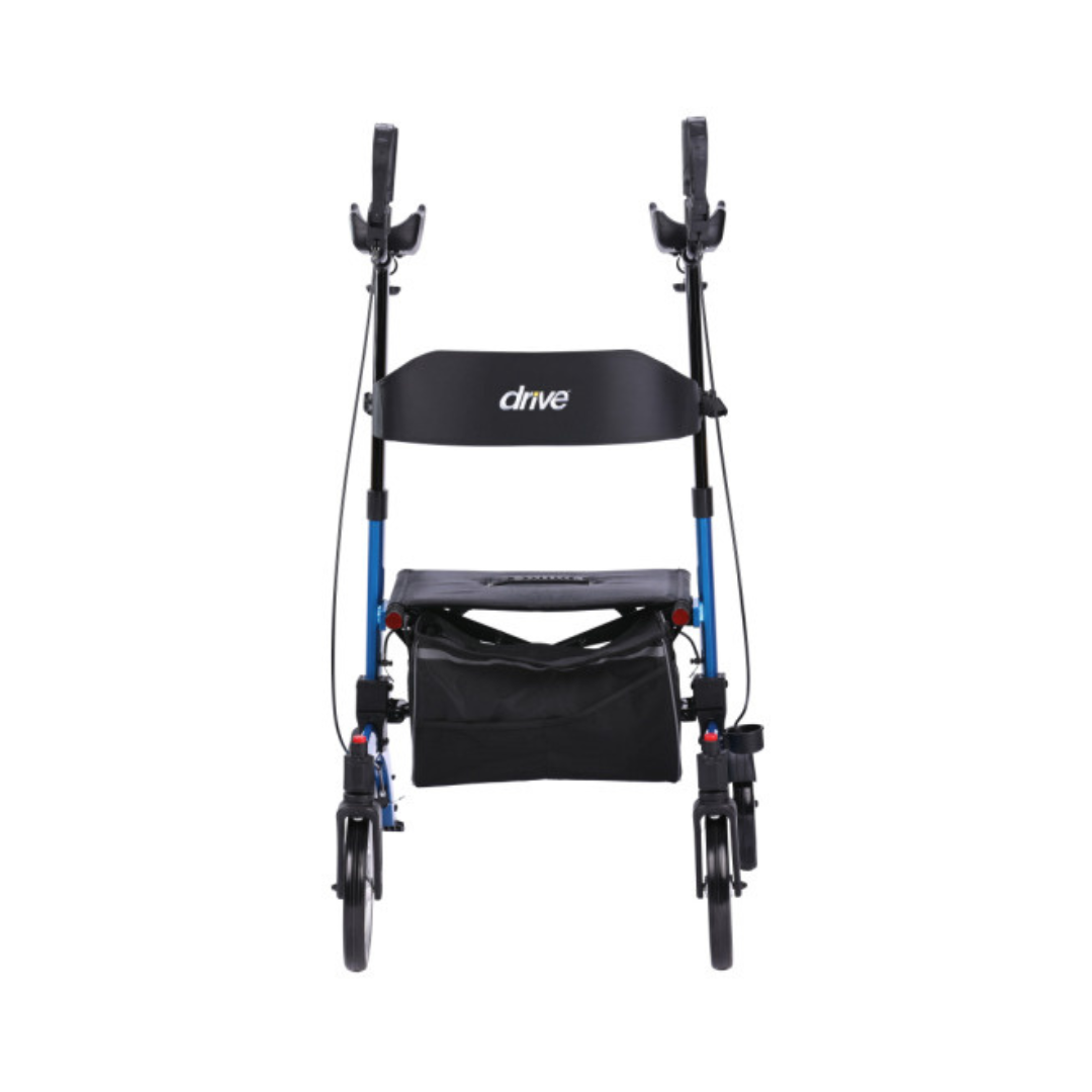 Drive Medical Elevate Upright Rolling Walker Rollator - Lightweight & Folding - primehubstore.shop Upright Walkers