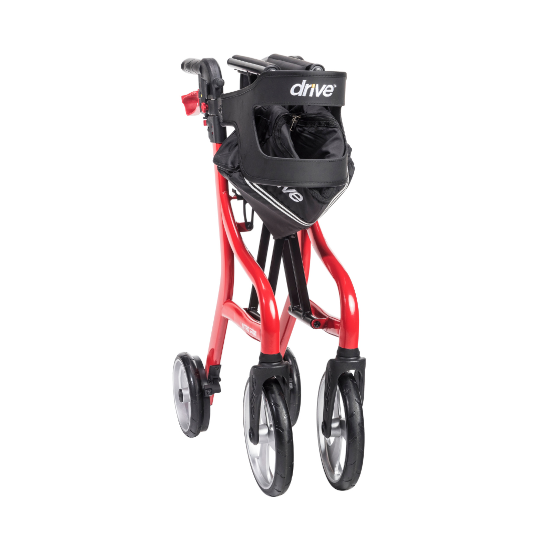 Drive Medical Nitro Sprint Rollator Euro Style Rolling Walker - primehubstore.shop Rollators