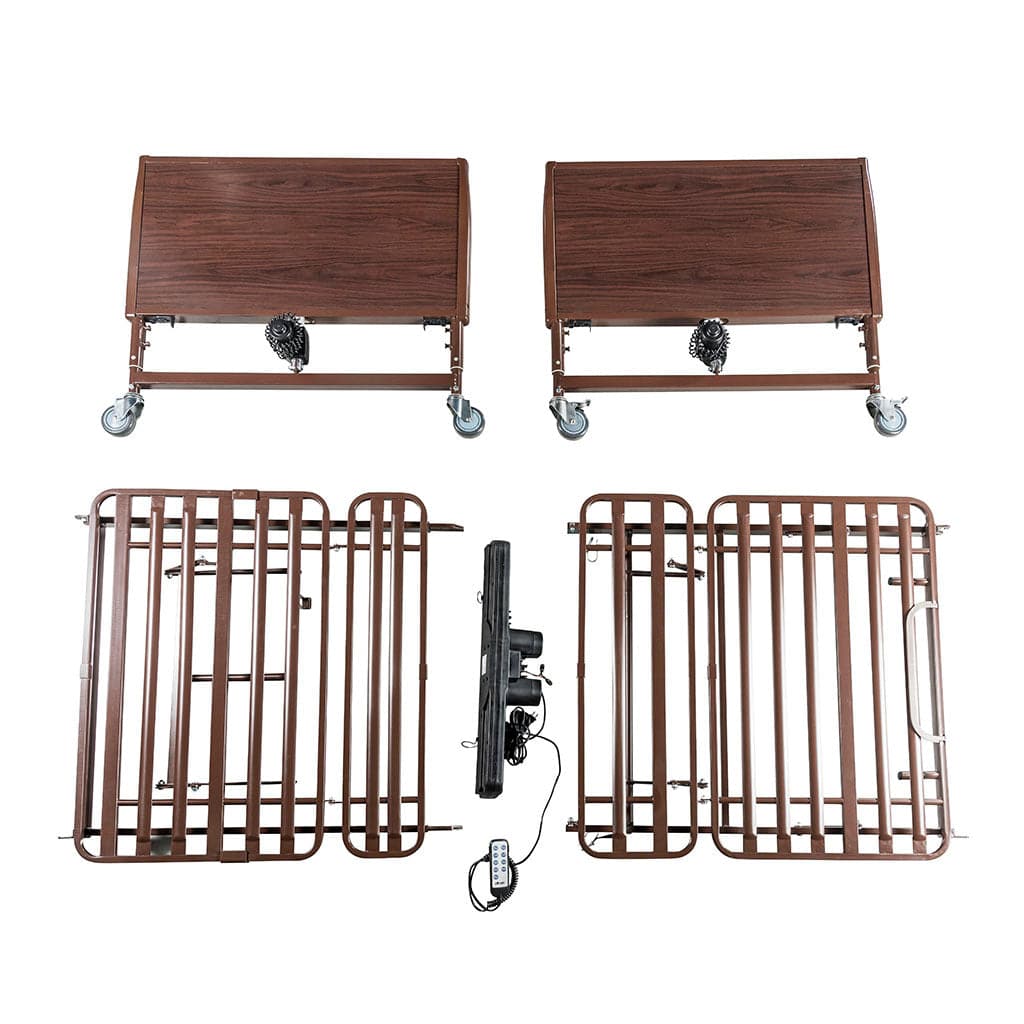 Drive Medical Full Electric Lightweight Homecare Bariatric Bed - primehubstore.shop