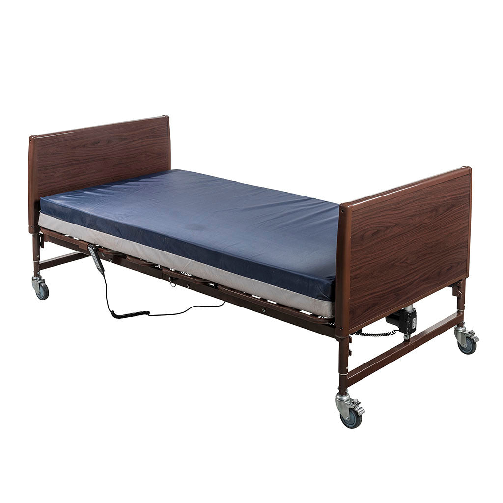 Drive Medical Full Electric Lightweight Homecare Bariatric Bed - primehubstore.shop