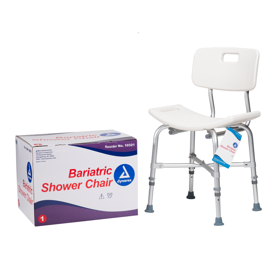 Dynarex Bari+Max Bariatric Shower Chairs - 500 lbs Capacity - primehubstore.shop Shower Chairs