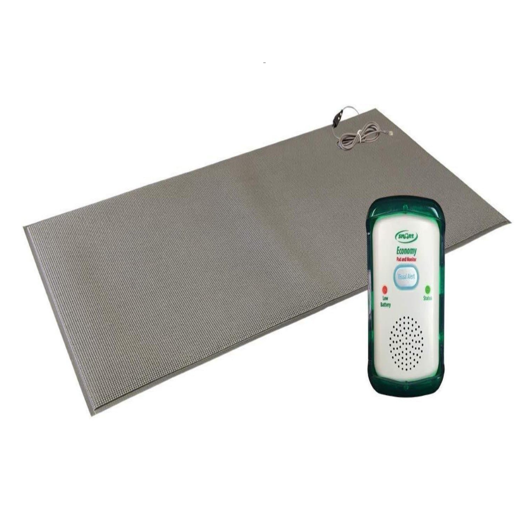 SmartCaregiver Floor Mat Exit Alarm for Elderly Fall Prevention & Anti-Wandering - Economy System - primehubstore.shop Fall Prevention