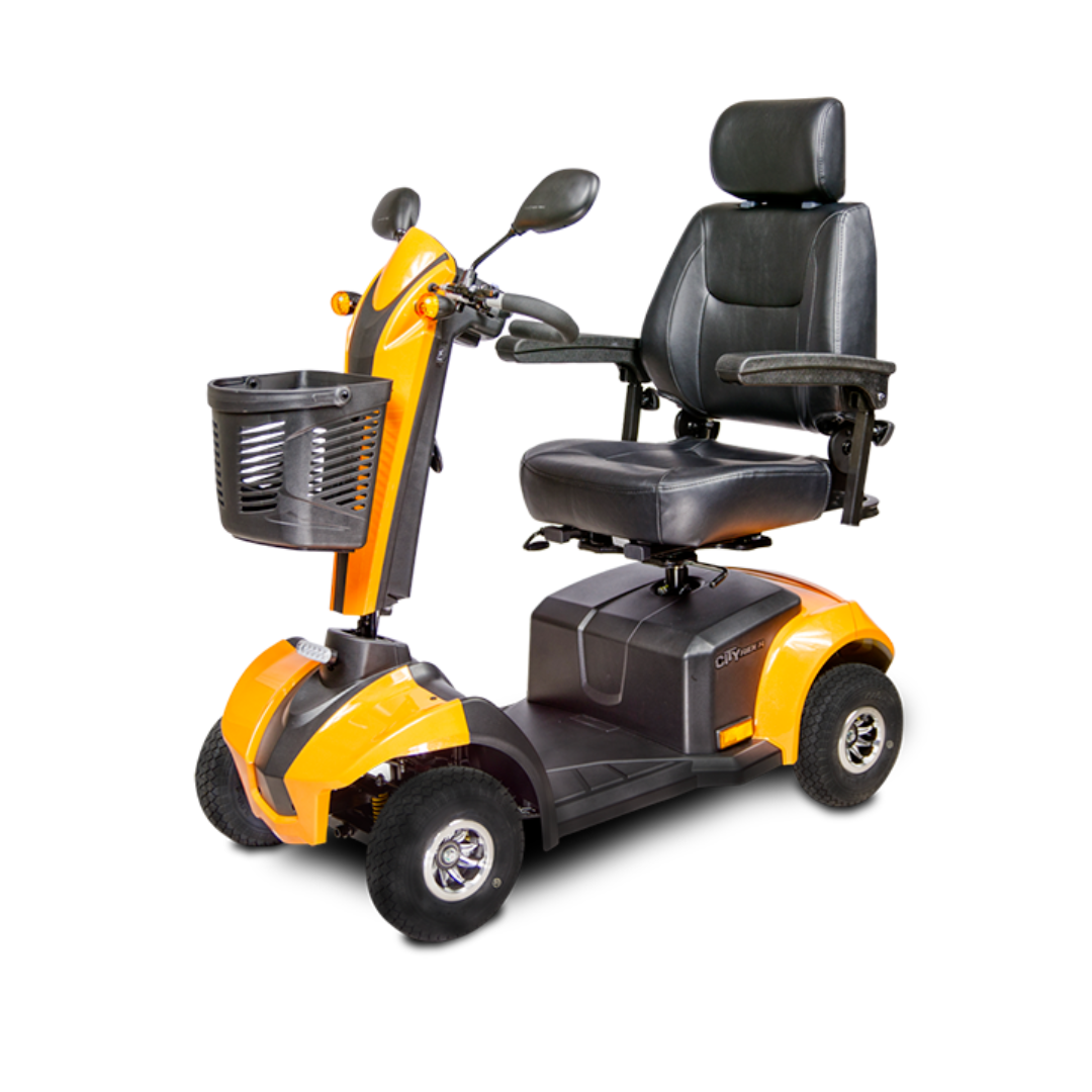 EV Rider CityRider Electric 4 Wheel Scooter with XL Captains Seat WT-M4JP6 - primehubstore.shop Electric Scooters