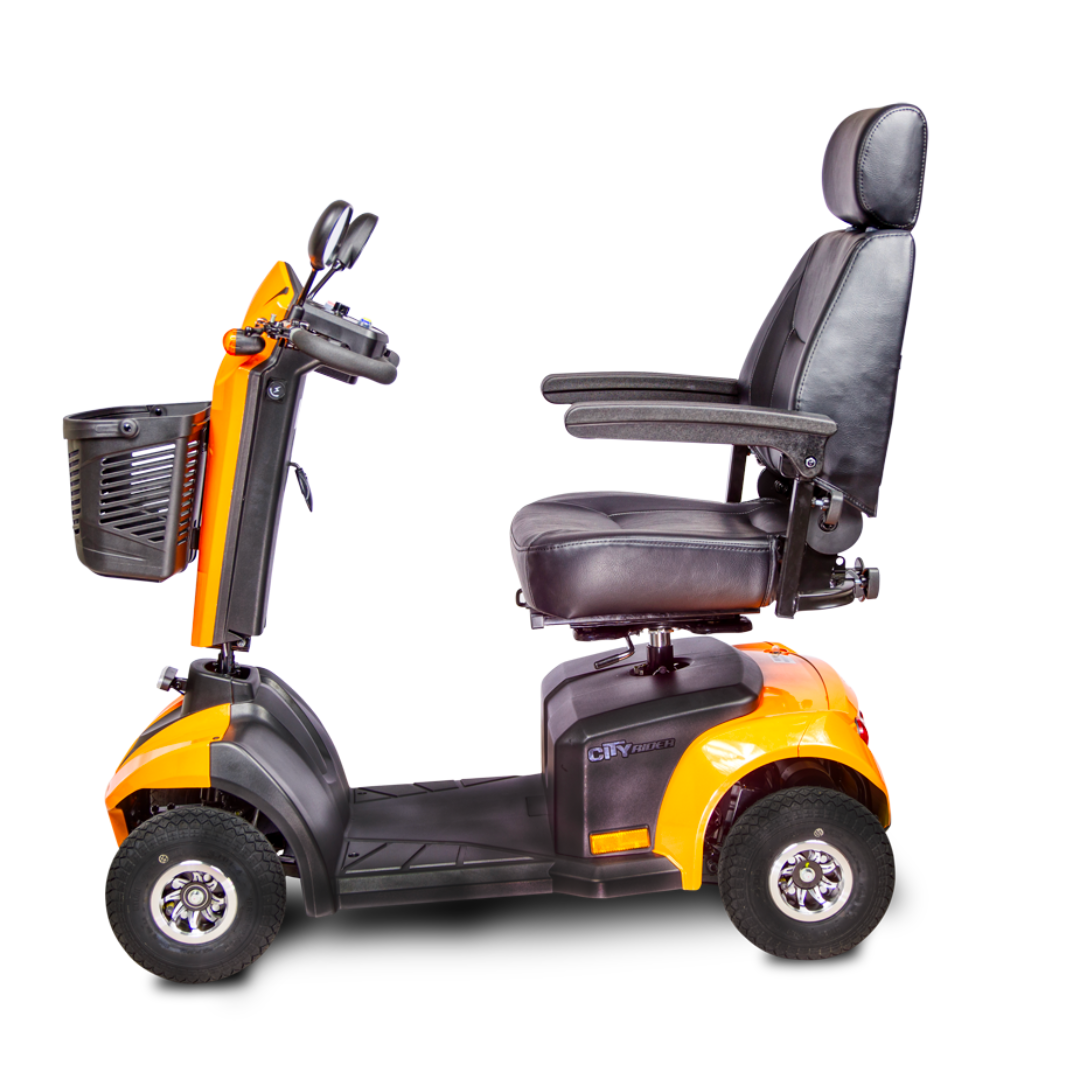 EV Rider CityRider Electric 4 Wheel Scooter with XL Captains Seat WT-M4JP6 - primehubstore.shop Electric Scooters