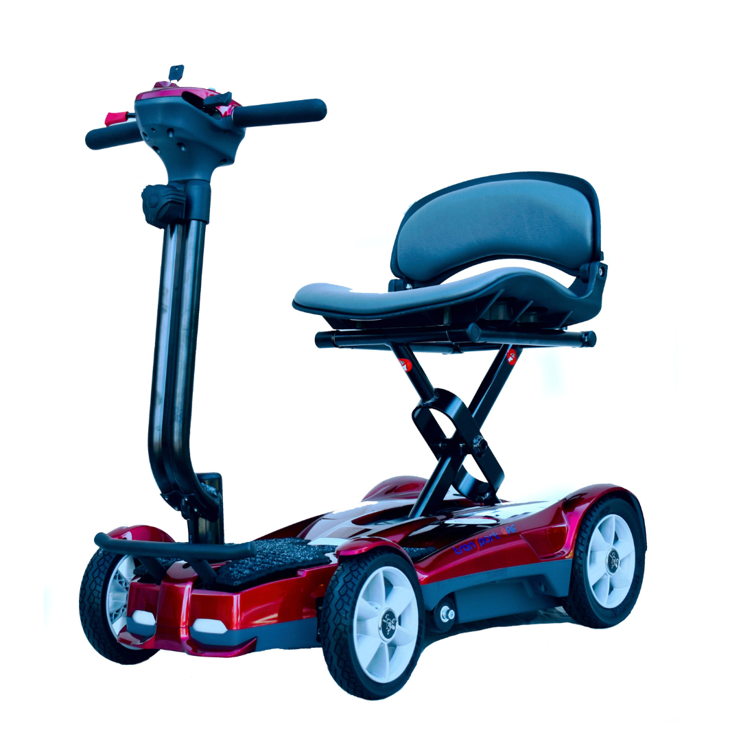 EV Rider Transport 4AF Automatic Folding 4 Wheel Travel Scooter S19 4AF - primehubstore.shop Scooters