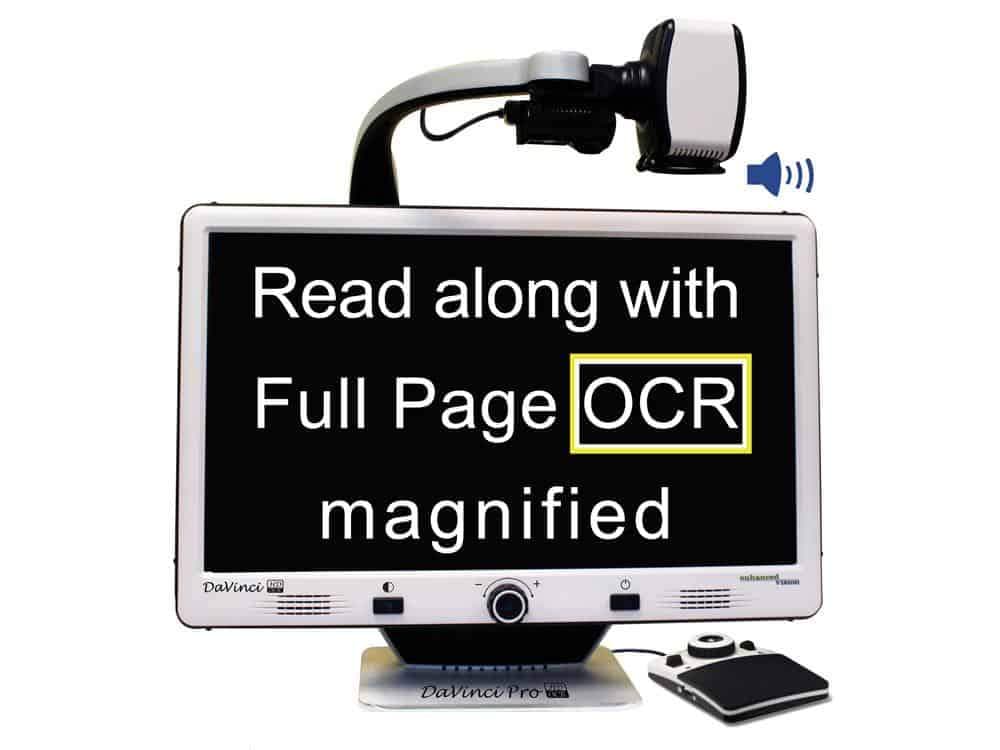 Enhanced Vision DaVinci Pro All-in-One HD Video Magnifier - Full Page Text-to-Speech - primehubstore.shop Vision Enhancers